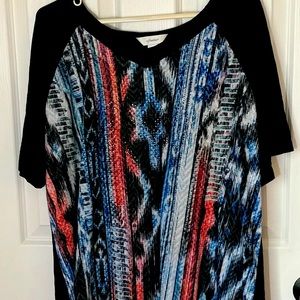 Short sleeve summer top, 2x